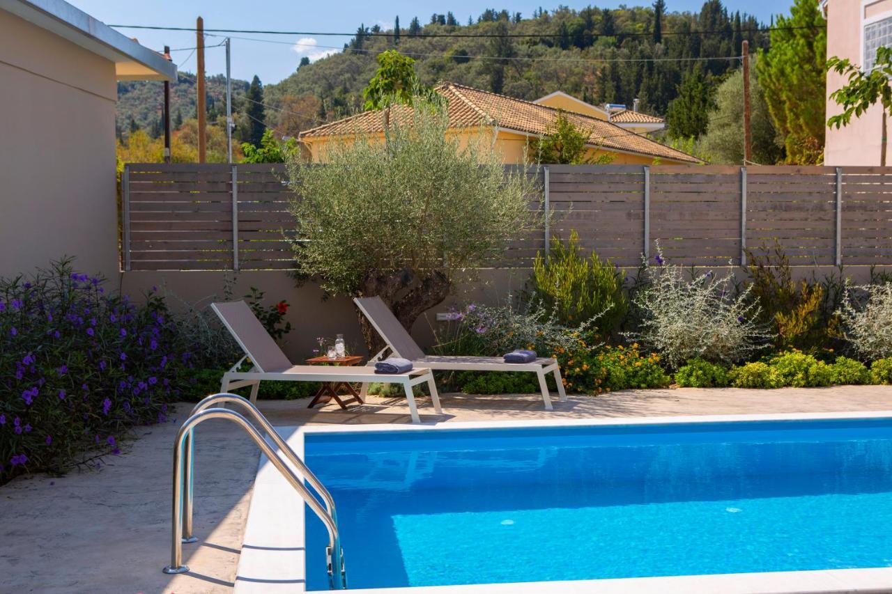 Grappolo Lefkada Villas - Vilana Ideal For Families And Small Groups Apolpaina Luaran gambar