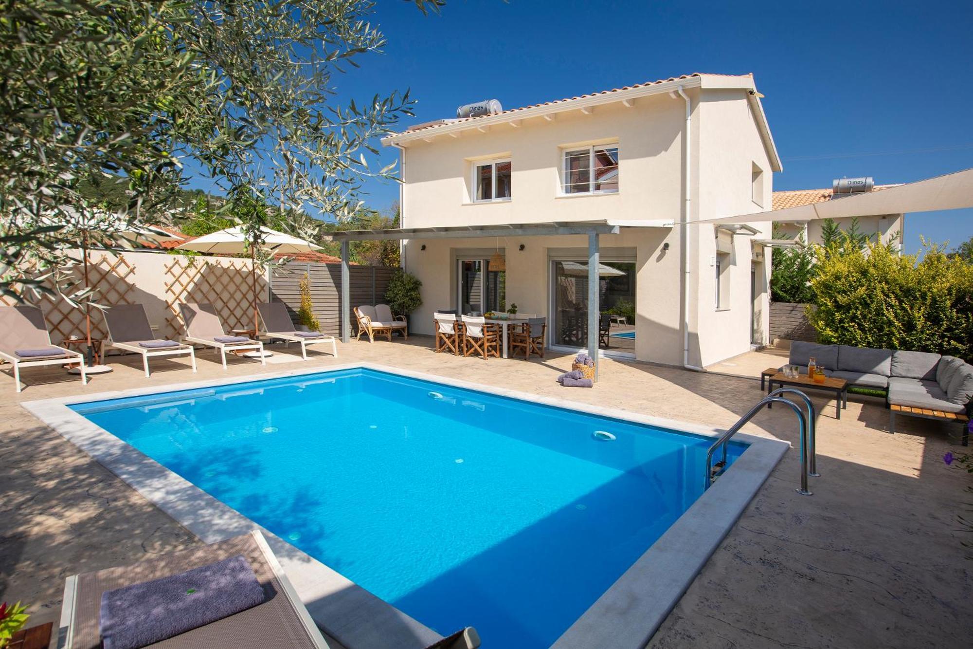 Grappolo Lefkada Villas - Vilana Ideal For Families And Small Groups Apolpaina Luaran gambar